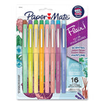 Paper Mate Flair Scented Porous Pen, Medium Point, 0.7mm, Assorted Ink, 16/Pack (2178701)
