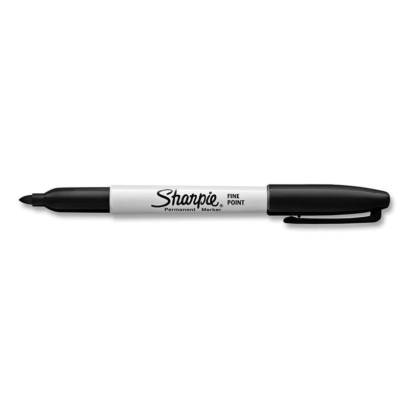 Sharpie Permanent Marker, Fine Tip, Black, 36/Pack (1884739)
