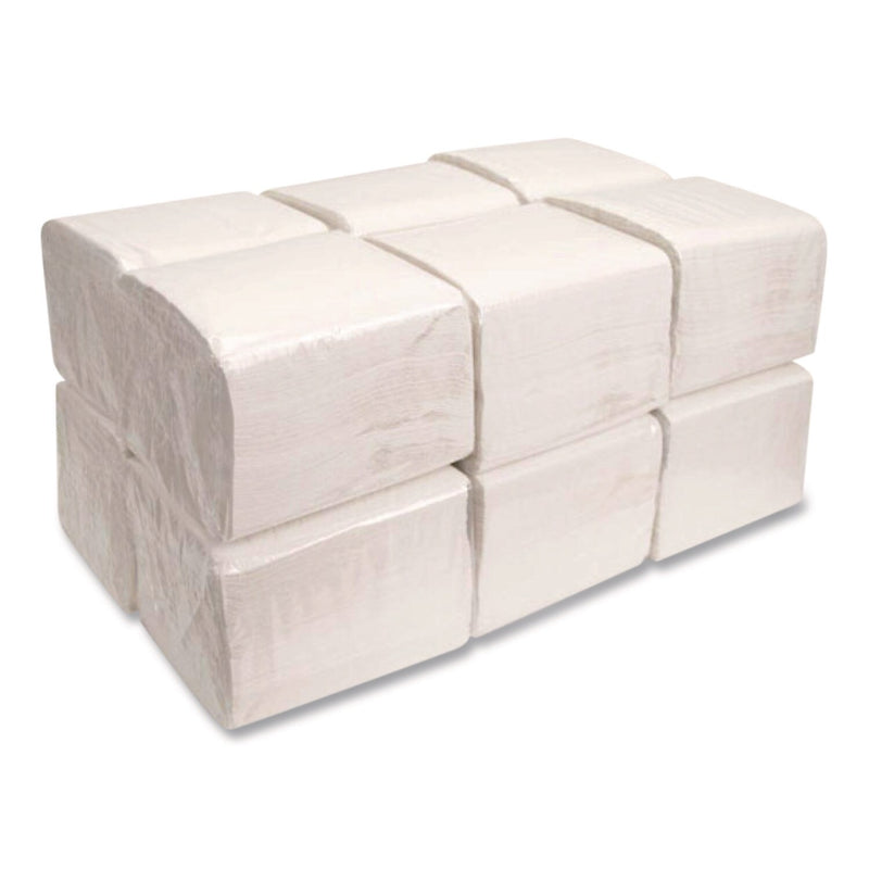 Boardwalk Napkin, 1-Ply, White, 1000/Carton (16X16LNAPW)