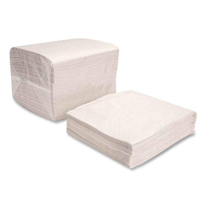 Boardwalk Napkin, 1-Ply, White, 1000/Carton (16X16LNAPW)