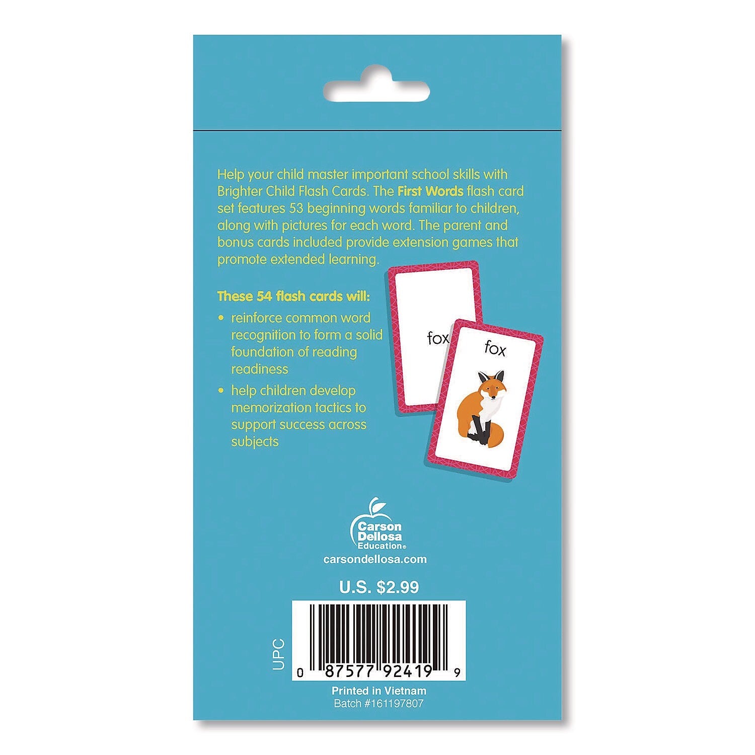 Carson-Dellosa Education First Words Flash Cards (0769647197)