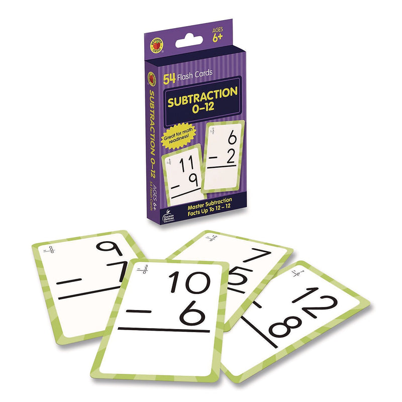 Carson-Dellosa Education Subtraction 0 to 12 Flash Cards (0769677215)