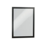 Durable DURAFRAME MAGNETIC Sign Holder, 11" x 17", Wall Mounted, Black, Plastic, 2/Pack (464701)