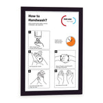 Durable DURAFRAME MAGNETIC Sign Holder, 11" x 17", Wall Mounted, Black, Plastic, 2/Pack (464701)