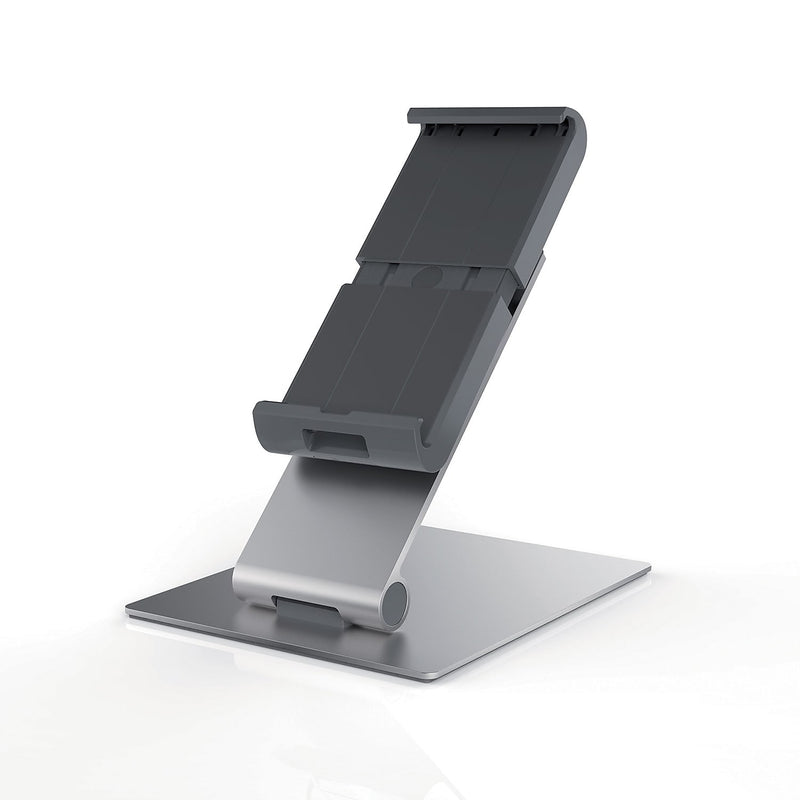 Durable Adjustable Anti-Theft iPad Tablet Holder Desk Stand, Silver (893023)