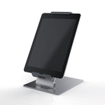 Durable Adjustable Anti-Theft iPad Tablet Holder Desk Stand, Silver (893023)