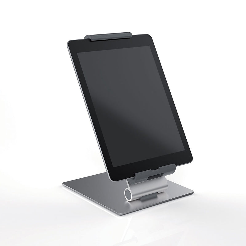 Durable Adjustable Anti-Theft iPad Tablet Holder Desk Stand, Silver (893023)