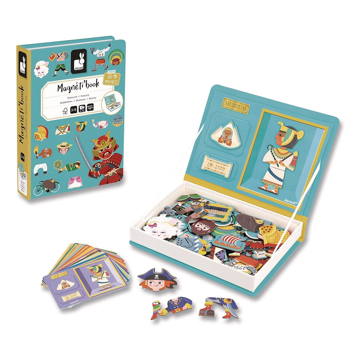 Janod Magneti'books History Puzzle Book (J02598)