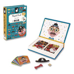 Janod Magneti'books Boy's Crazy Faces Puzzle Book (J02716)