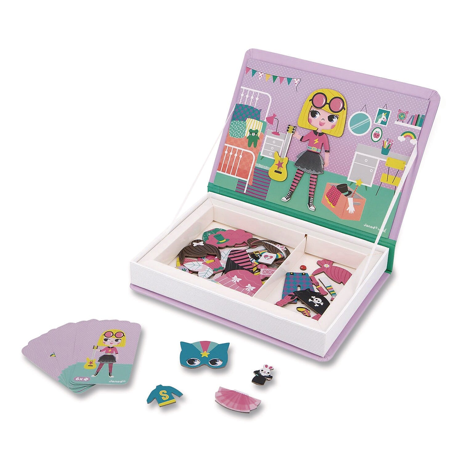 Janod Magneti'books Girl's Costumes Puzzle Book (J02718)