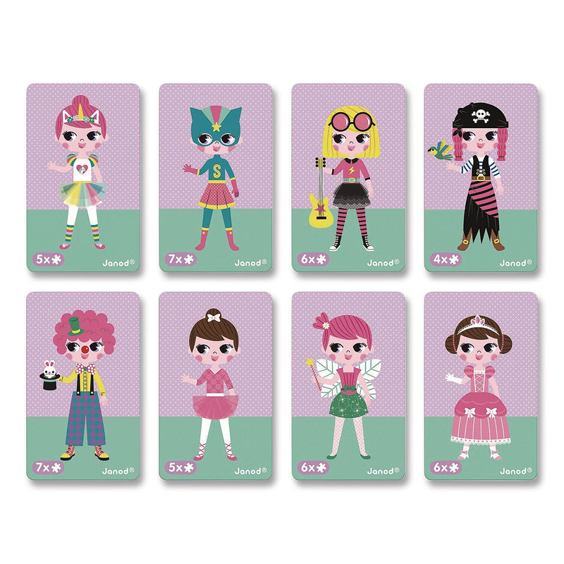 Janod Magneti'books Girl's Costumes Puzzle Book (J02718)