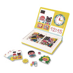 Janod Magneti'books Learn to Tell the Time Puzzle Book (J02724)