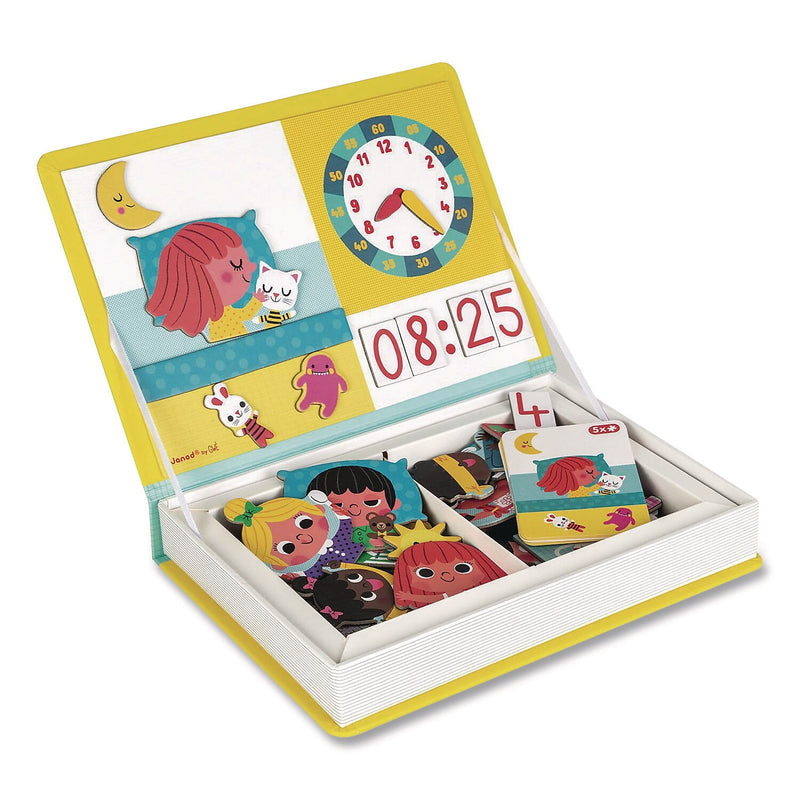 Janod Magneti'books Learn to Tell the Time Puzzle Book (J02724)