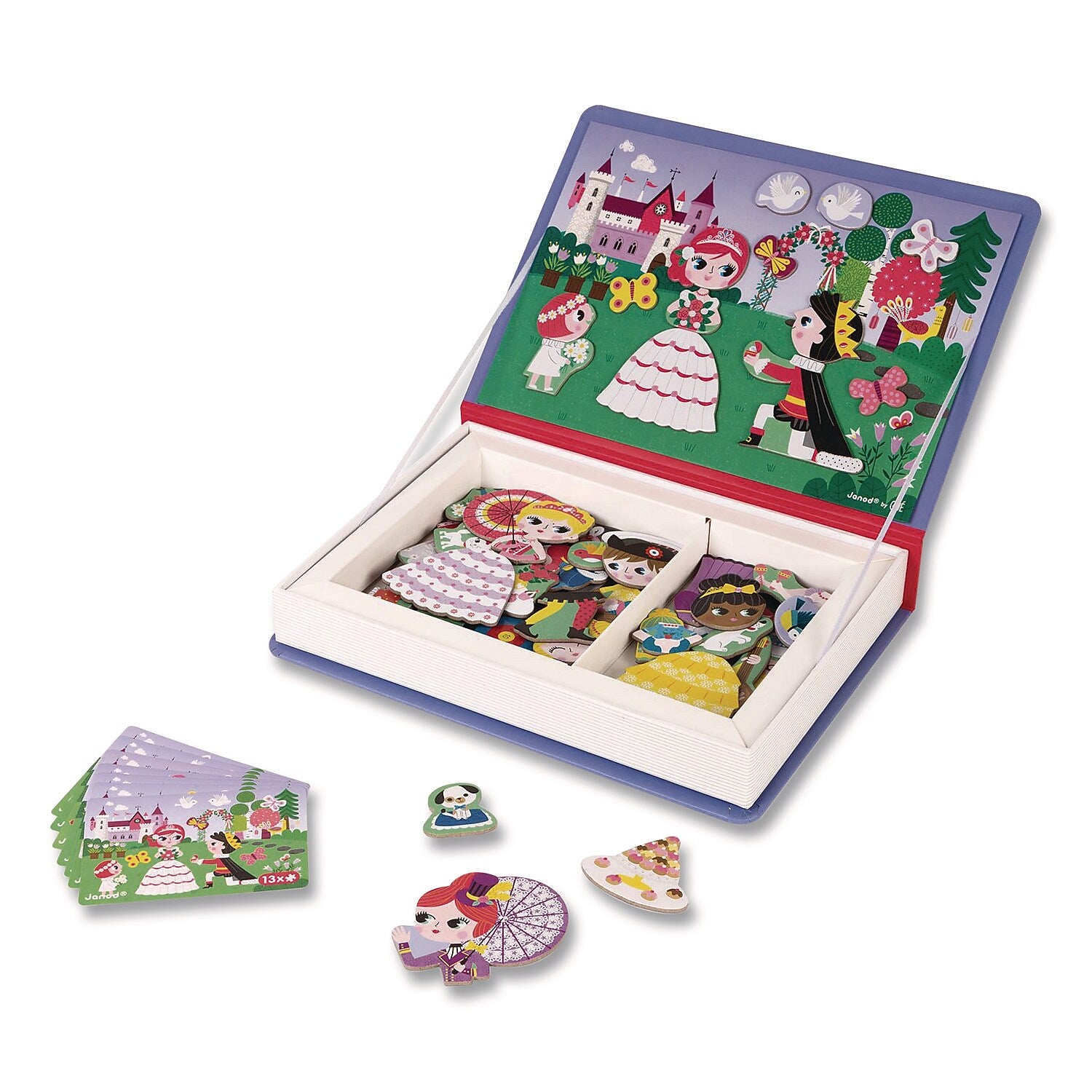 Janod Magneti'books Princesses Puzzle Book (J02725)