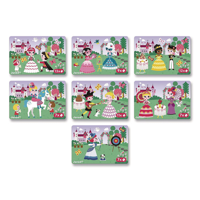 Janod Magneti'books Princesses Puzzle Book (J02725)