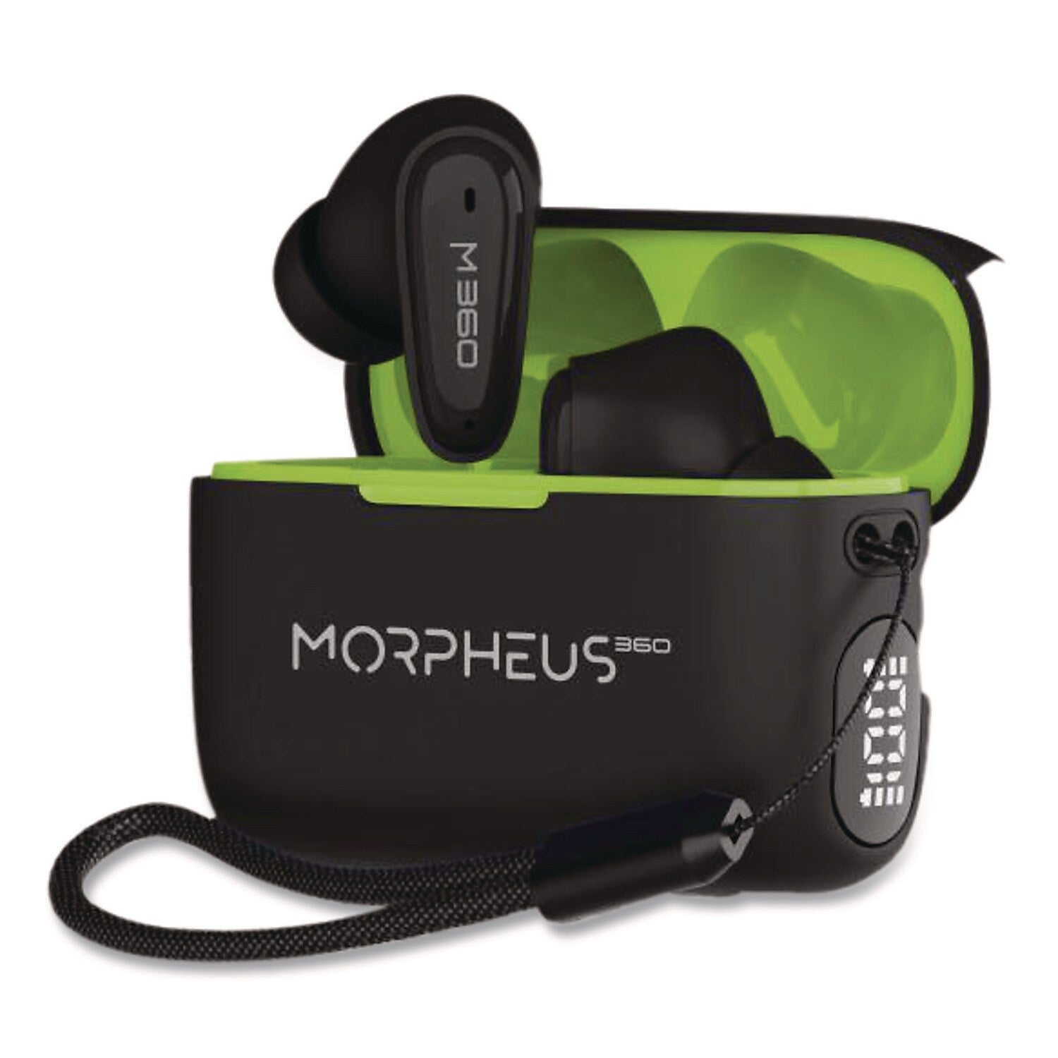 Morpheus 360 Wireless Bluetooth Earbuds, Black (TW1800B)