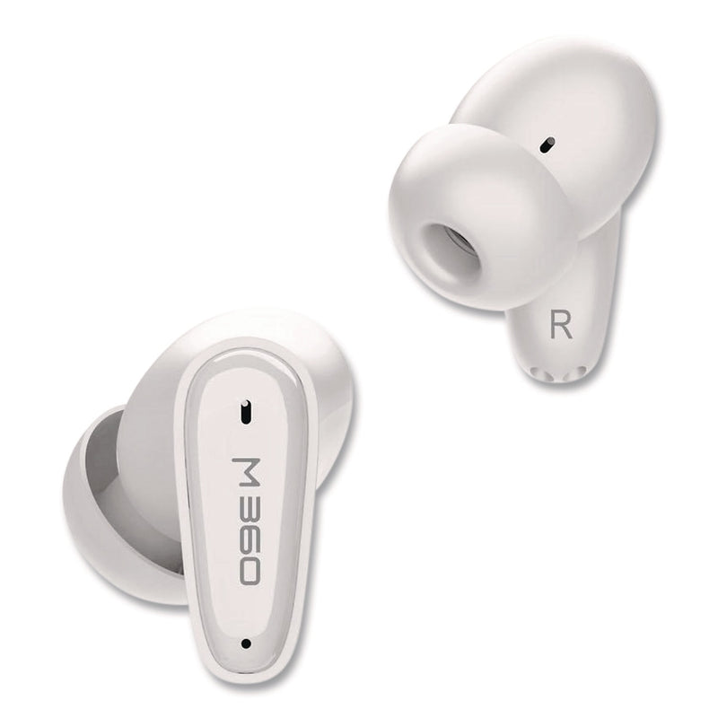 Morpheus 360 Wireless Bluetooth Earbuds, White (TW1800W)