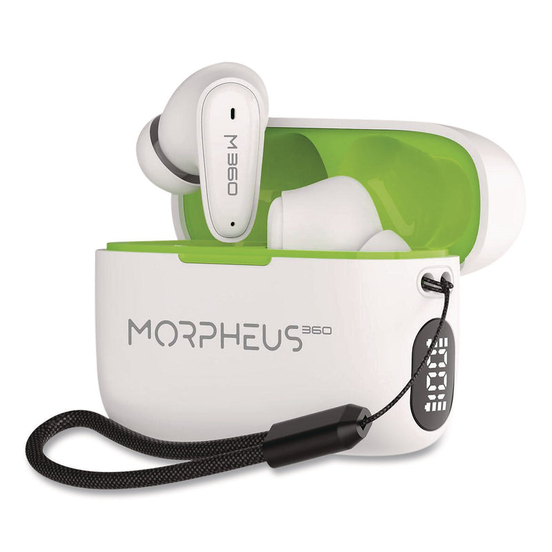 Morpheus 360 Wireless Bluetooth Earbuds, White (TW1800W)