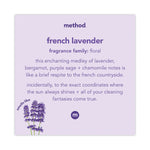 Method Foaming Hand Soap, French Lavender Scent, 10 oz., 6/Carton (383154CT)