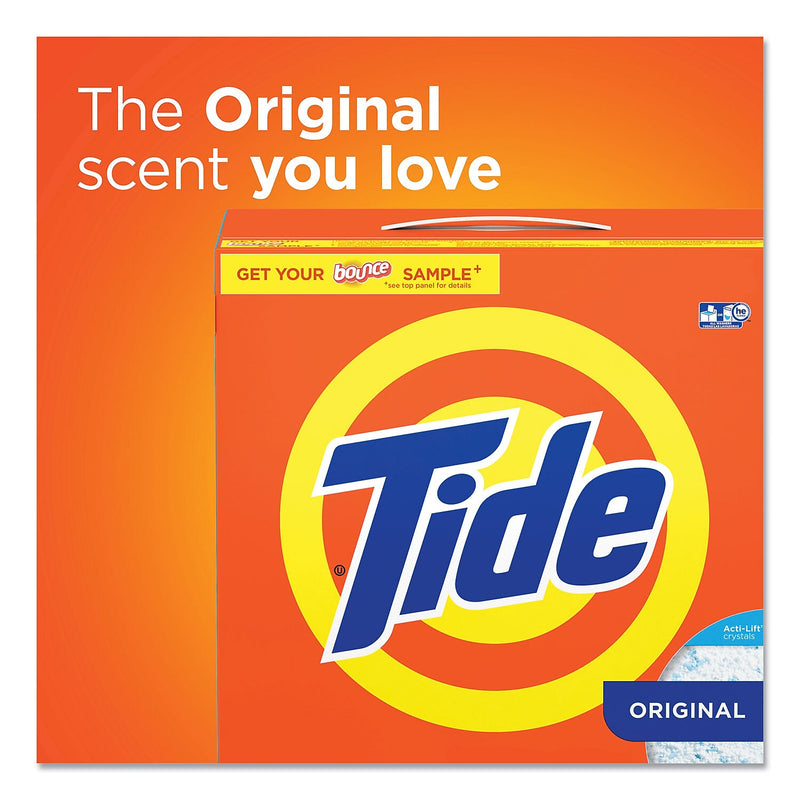 Tide HE Powder Laundry Detergent, Original Scent, 80 Loads, 129 oz., 2/Carton (80811557)