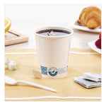 SOLO ProPlanet Paper Hot Cups, 10 oz., White/Blue, 1000/Carton (370RC-PLANET)