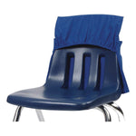 Victor Elastic-Back Fabric Seat Storage x 11" x 16", Blue (SSK00101)
