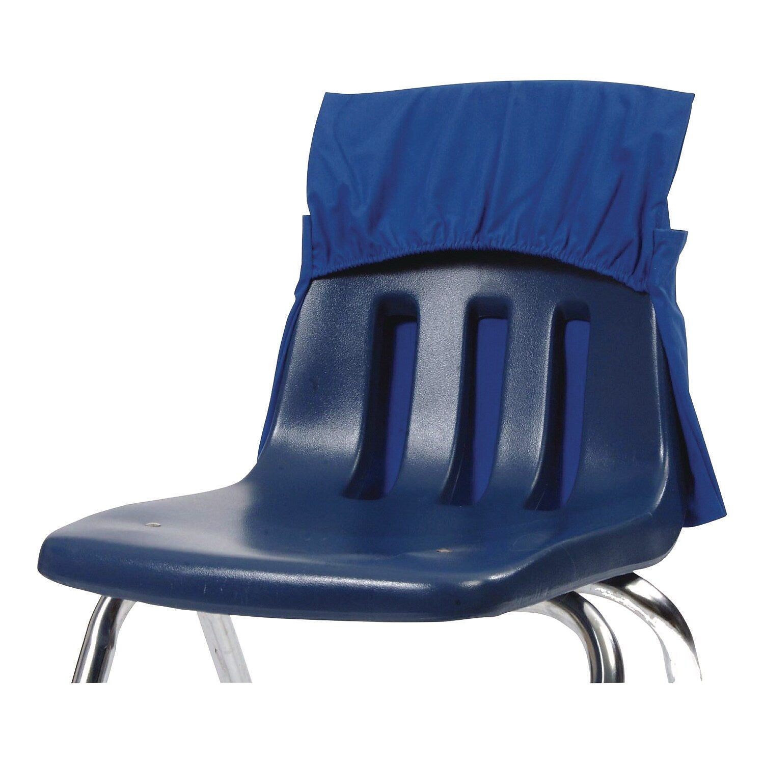 Victor Elastic-Back Fabric Seat Storage x 11" x 16", Blue (SSK00101)