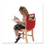 Victor Elastic-Back Fabric Seat Storage x 11" x 15.5", Red (SSK10101)