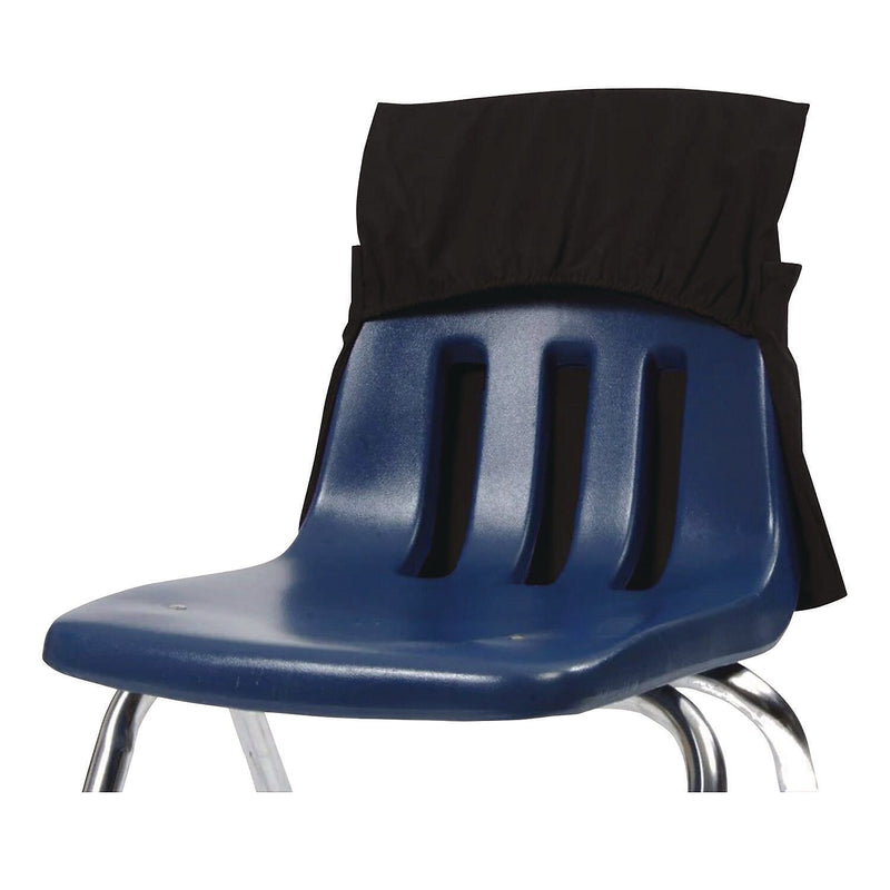 Victor Elastic-Back Fabric Seat Storage x 11" x 15.5", Black (SSK30101)