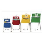 Victor Elastic-Back Fabric Seat Storage x 11" x 15.5", Black (SSK30101)