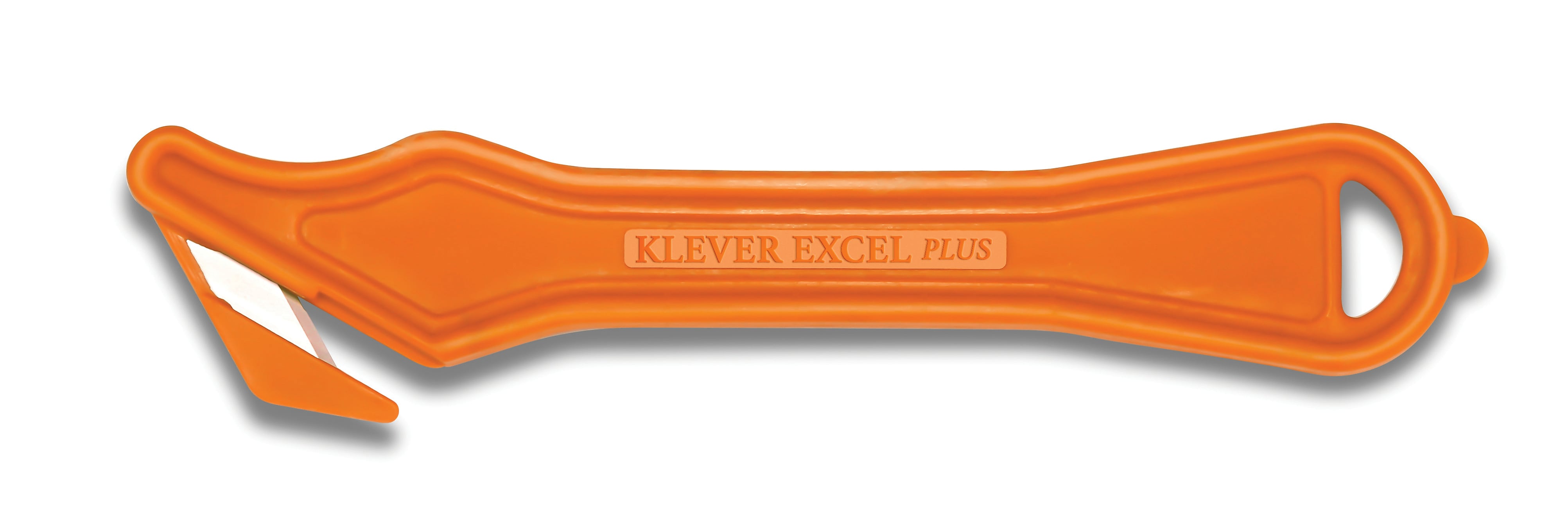 Klever Innovations 7" Safety Cutter, Orange, 10/Pack (PLS-400-30G)
