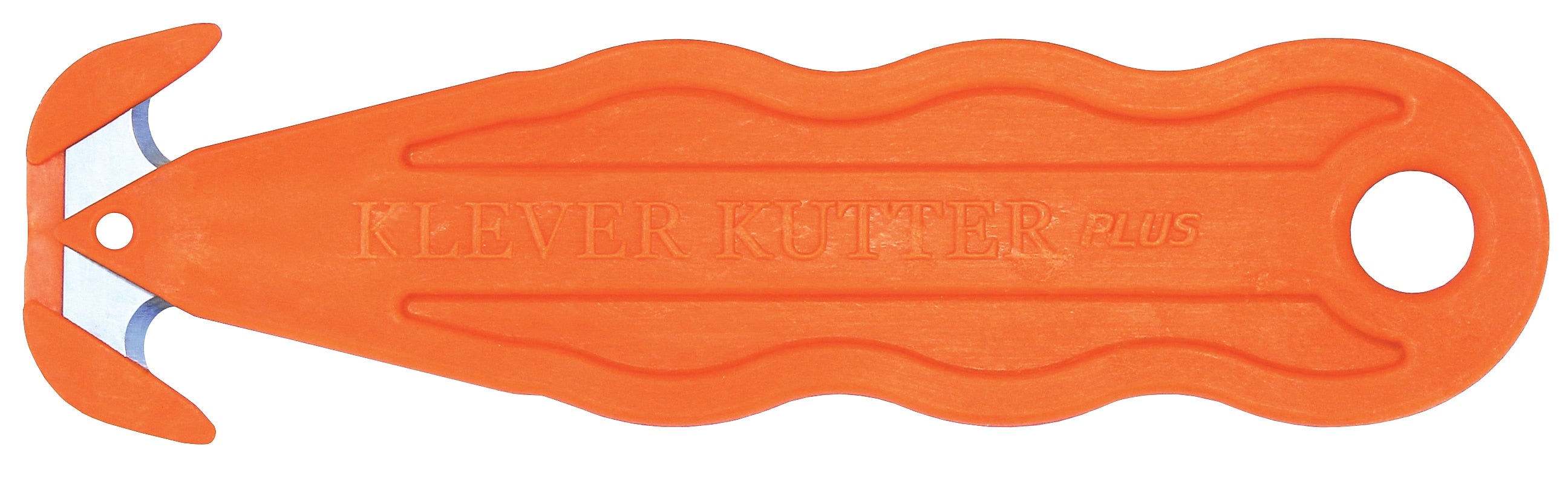 Klever Kutter PLUS, 5-1/4" Safety Cutter, Orange, 10/Pack (PLS-100G)