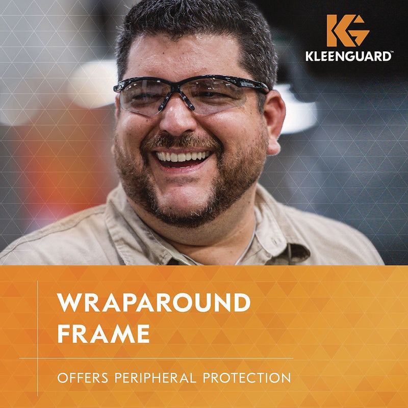 KleenGuard Nemesis Anti-Fog Safety Glasses, Wraparound, Indoor/Outdoor Lens (25685)