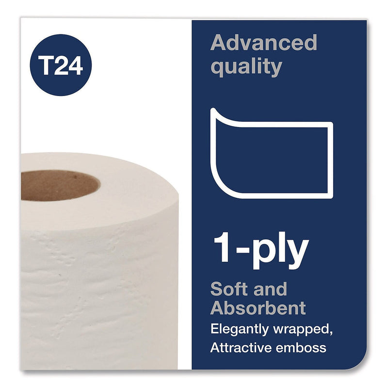 Tork Advanced Toilet Paper, 1-Ply, White, 2000 Sheets/Roll, 36 Rolls/Carton (1102910)