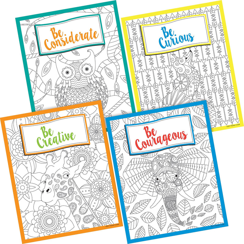 Barker Creek Be All You Can Be Art Print Set, 8" x 10", Multi-Design, 4 per set (BC3106)