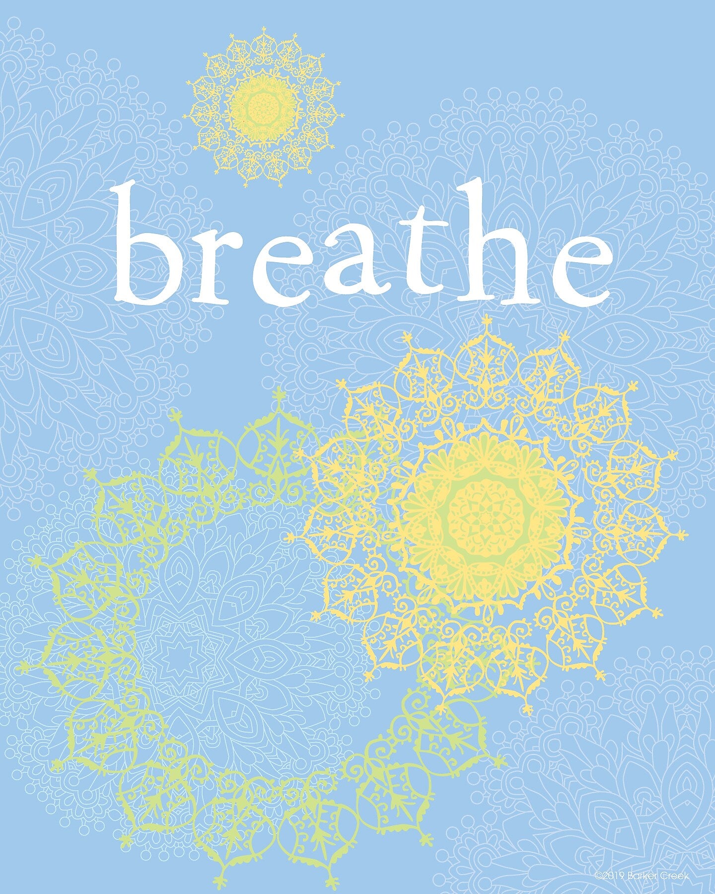Barker Creek Art Print Set 8" x 10" Mindfulness, Multi-Design, 4/set (BC3112)