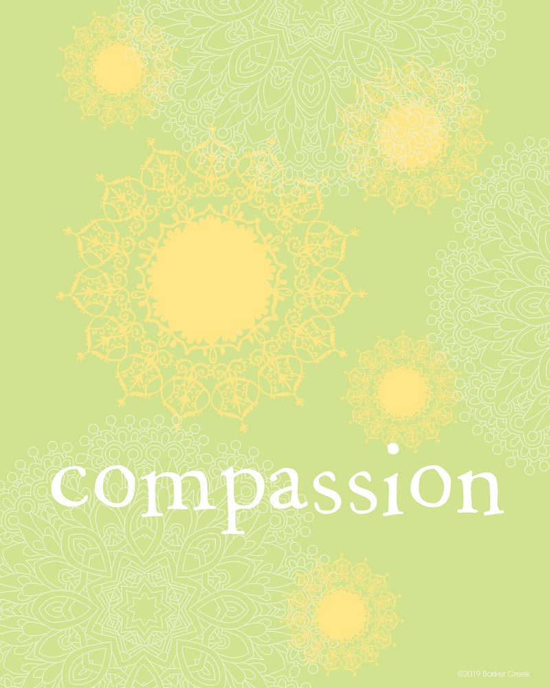 Barker Creek Art Print Set 8" x 10" Mindfulness, Multi-Design, 4/set (BC3112)