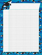 Barker Creek Sea & Sky Incentive Chart Set, 17" x 22", Multicolored, 4/Set (500)