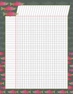 Barker Creek Sea & Sky Incentive Chart Set, 17" x 22", Multicolored, 4/Set (500)