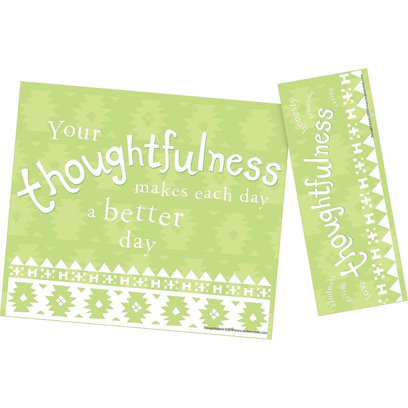 Barker Creek Thoughtfulness Awards & Bookmarks Set, 8.5" x 5.5”, Multicolored, 30/Pack (BC433)