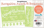 Barker Creek Thoughtfulness Awards & Bookmarks Set, 8.5" x 5.5”, Multicolored, 30/Pack (BC433)