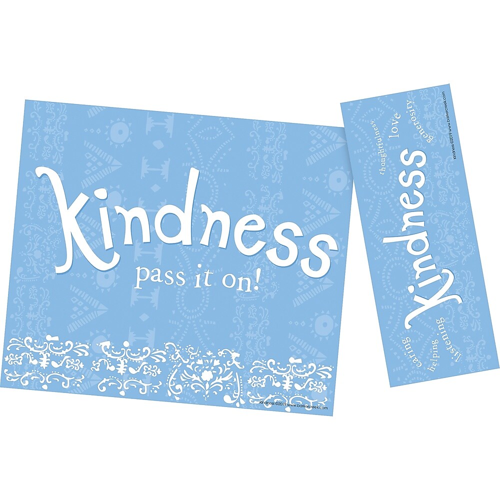 Barker Creek Kindness Awards & Bookmarks Set, 8.5" x 5.5”, Multicolored, 30/Pack (BC435)