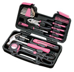 Apollo Tools General Tool Set Pink, 39 Pieces