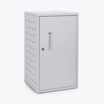 Luxor 16 Tablet Vertical Wall/ Desk Charging Box, Gray (LLTMWV16-G)