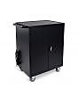 Luxor 32 Laptop Chromebook Charging Cart, Black (LLTP32-B)