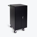 Luxor 18 Laptop Chromebook Charging Cart, Black (LLTP18-B)