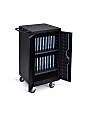 Luxor 18 Laptop Chromebook Charging Cart, Black (LLTP18-B)