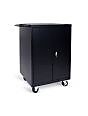 Luxor 24 Laptop/Chromebook Charging Cart, Black (LLTP24-B)