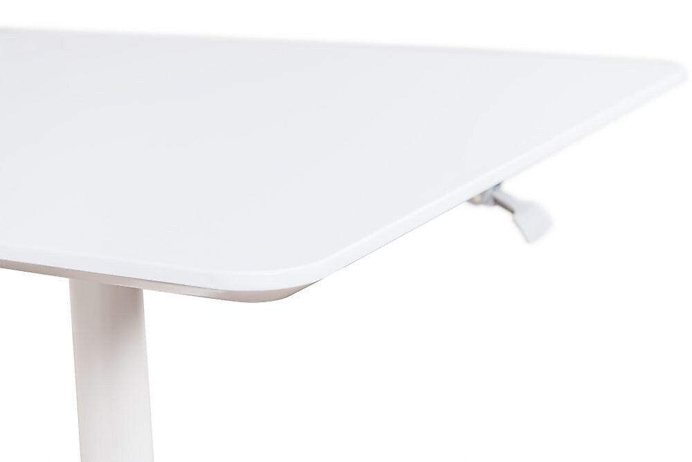 Luxor 32" Square Height Adjustable Café Table, White (LX-PNADJ-32SQ)