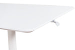 Luxor 32" Square Height Adjustable Café Table, White (LX-PNADJ-32SQ)